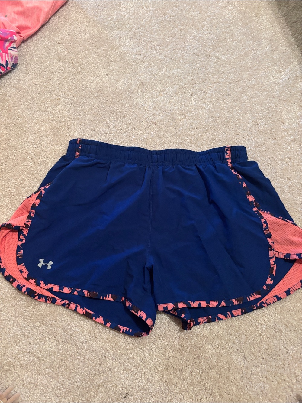 Under Armour Women's Navy Blue and Athletic Shorts